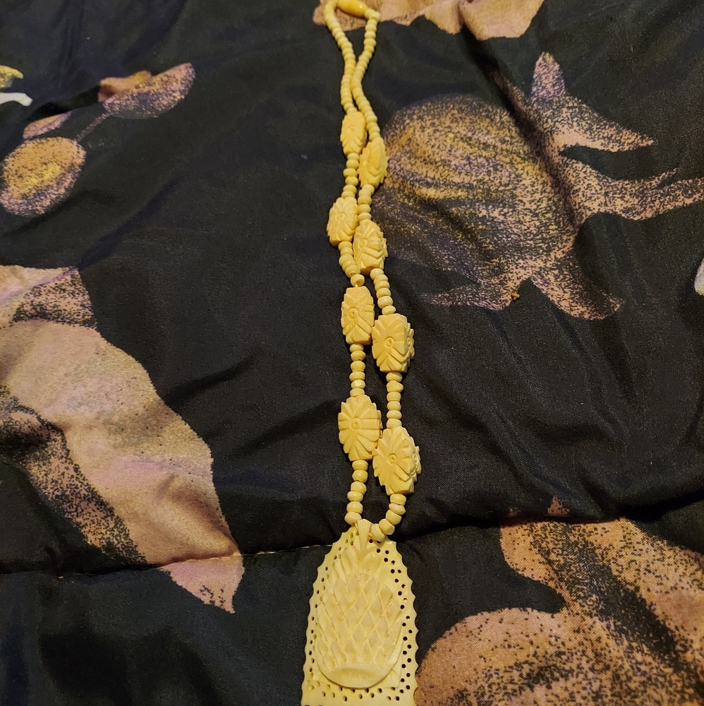 Vintage bone necklace